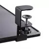 StarTech.com lauaalune klaviatuurialus, klambritega ergonoomiline klaviatuurihoidik, kuni 12 kg (26,5 naela), liugklaviatuuri- ja hiirealus C-klambritega, kõrgusega reguleeritav klaviatuurialus (3,9/4,7/5,5 tolli)
