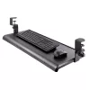 StarTech.com lauaalune klaviatuurialus, klambritega ergonoomiline klaviatuurihoidik, kuni 12 kg (26,5 naela), liugklaviatuuri- ja hiirealus C-klambritega, kõrgusega reguleeritav klaviatuurialus (3,9/4,7/5,5 tolli)