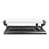 StarTech.com lauaalune klaviatuurialus, klambritega ergonoomiline klaviatuurihoidik, kuni 12 kg (26,5 naela), liugklaviatuuri- ja hiirealus C-klambritega, kõrgusega reguleeritav klaviatuurialus (3,9/4,7/5,5 tolli)