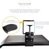 StarTech.com lauaalune klaviatuurialus, klambritega ergonoomiline klaviatuurihoidik, kuni 12 kg (26,5 naela), liugklaviatuuri- ja hiirealus C-klambritega, kõrgusega reguleeritav klaviatuurialus (3,9/4,7/5,5 tolli)