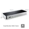 StarTech.com kahe monitoriga USB-C dokkimisjaam 60 W toiteedastusega Windows sülearvutitele – USB-C HDMI/DVI dokk – USB 3.1 Gen 1 USB-C dokk laadimisega – Thunderbolt 3 ühilduv
