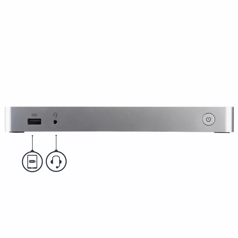 StarTech.com kahe monitoriga USB-C dokkimisjaam 60 W toiteedastusega Windows sülearvutitele – USB-C HDMI/DVI dokk – USB 3.1 Gen 1 USB-C dokk laadimisega – Thunderbolt 3 ühilduv