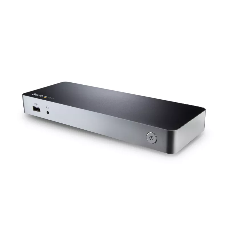 StarTech.com kahe monitoriga USB-C dokkimisjaam 60 W toiteedastusega Windows sülearvutitele – USB-C HDMI/DVI dokk – USB 3.1 Gen 1 USB-C dokk laadimisega – Thunderbolt 3 ühilduv