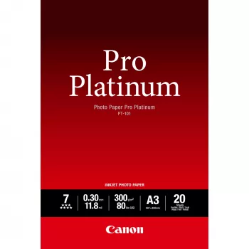 Canon PT-101 Pro Platinum fotopaber A3 - 20 lehte