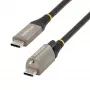StarTech.com 3 jala (1 m) ülemise kruvilukuga USB-C kaabel 10 Gbps – USB 3.1/3.2 Gen 2 USB-C kaabel – 100 W (5 A) toiteedastusega laadimine, DP Alt Mode – ühe kruvilukuga, USB-C juhe laadimiseks/sünkroonimiseks