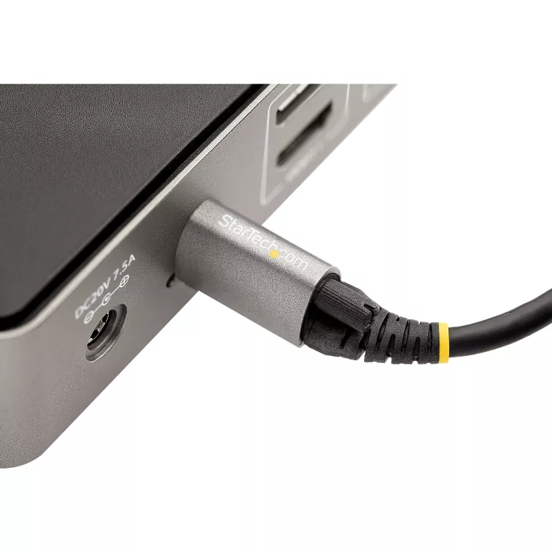 StarTech.com 3 jala (1 m) ülemise kruvilukuga USB-C kaabel 10 Gbps – USB 3.1/3.2 Gen 2 USB-C kaabel – 100 W (5 A) toiteedastusega laadimine, DP Alt Mode – ühe kruvilukuga, USB-C juhe laadimiseks/sünkroonimiseks