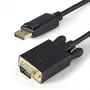 StarTech.com 0,91 m DisplayPort–VGA-kaabel – Aktiivne DisplayPort–VGA-adapterkaabel – 1080p video – DP–VGA monitorikaabel – DP 1.2–VGA muundur – Lukustuv DP-pistik