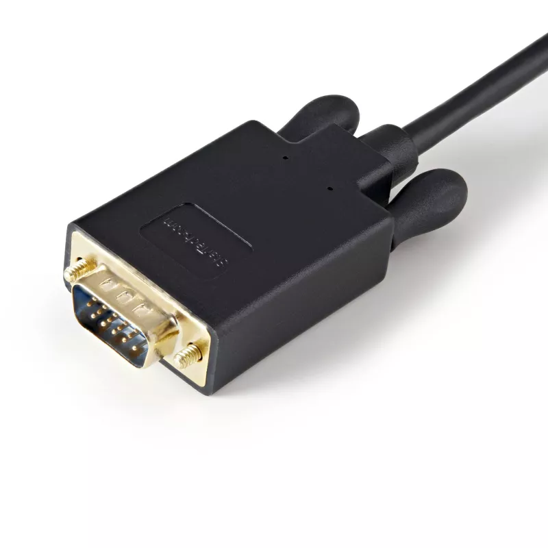 StarTech.com 0,91 m DisplayPort–VGA-kaabel – Aktiivne DisplayPort–VGA-adapterkaabel – 1080p video – DP–VGA monitorikaabel – DP 1.2–VGA muundur – Lukustuv DP-pistik