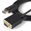 StarTech.com 0,91 m DisplayPort–VGA-kaabel – Aktiivne DisplayPort–VGA-adapterkaabel – 1080p video – DP–VGA monitorikaabel – DP 1.2–VGA muundur – Lukustuv DP-pistik