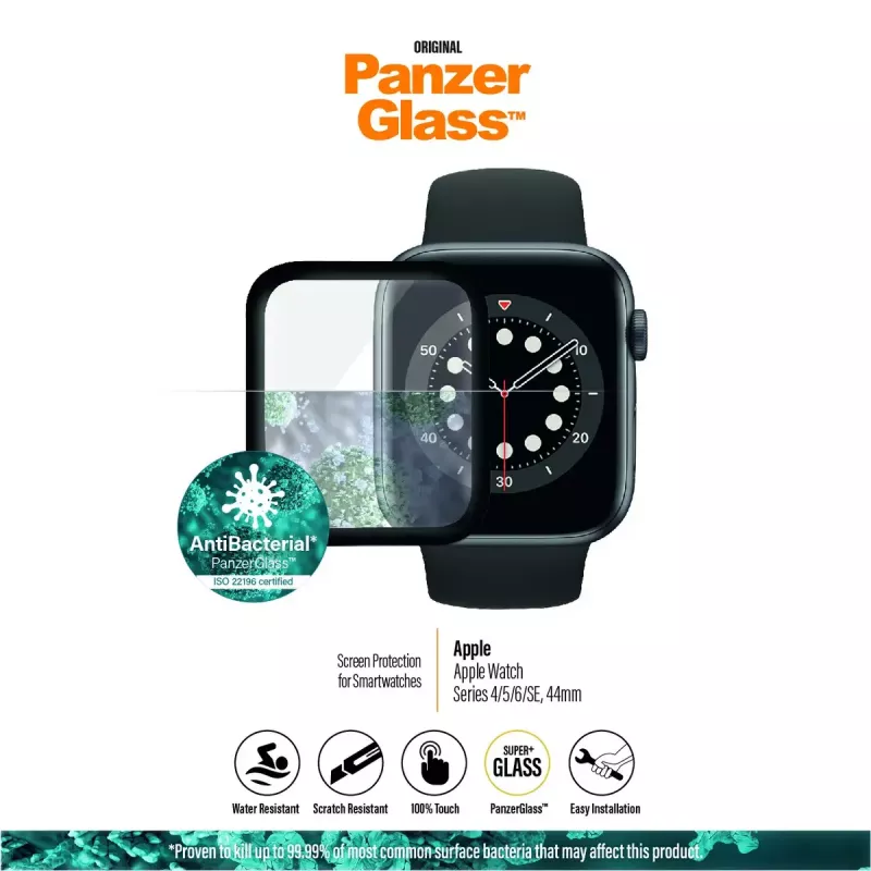 PanzerGlass ® Apple Watch Series 4 | 5 | 6 | SE 44mm | ekraanikaitseklaas