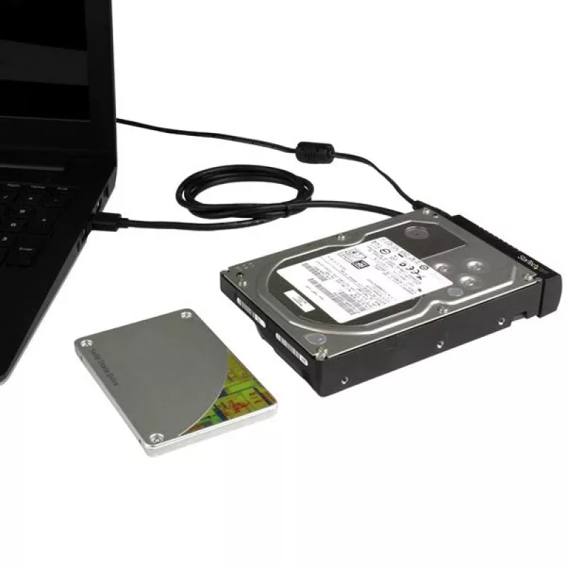 StarTech.com SATA USB-kaablile – USB 3.1 (10 Gbit/s) – UASP, Must, Tegevus, Toide, CE, FCC, ASMedia – ASM1351, 12 V, 0–60 °C