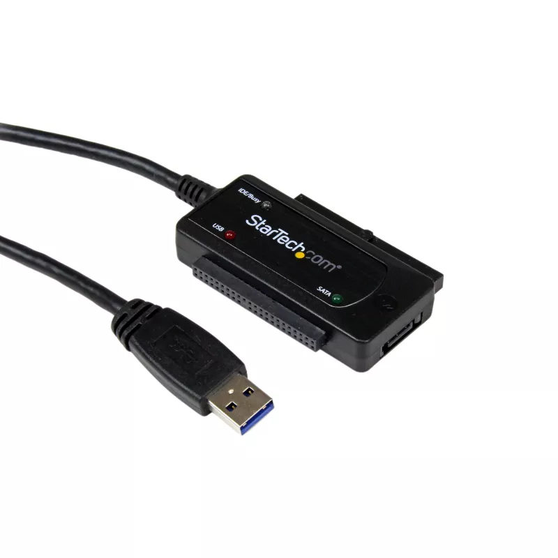 StarTech.com SATA USB-kaablile – USB 3.1 (10 Gbit/s) – UASP, Must, Tegevus, Toide, CE, FCC, ASMedia – ASM1351, 12 V, 0–60 °C