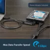 StarTech.com SATA USB-kaablile – USB 3.1 (10 Gbit/s) – UASP, Must, Tegevus, Toide, CE, FCC, ASMedia – ASM1351, 12 V, 0–60 °C