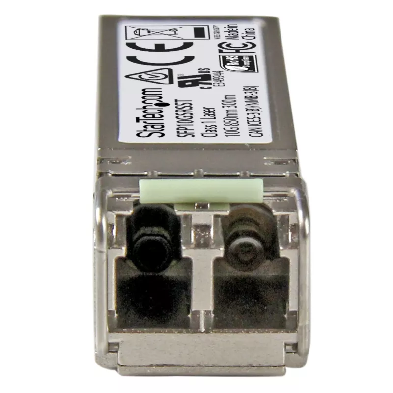 StarTech.com Cisco SFP-10G-SR-S ühilduv SFP+ transiiverimoodul - 10GBASE-SR~Cisco SFP-10G-SR-S ühilduv SFP+ moodul - 10GBASE-SR - 10GbE mitmekiuline kiudoptiline transiiver - 10GE Gigabit Ethernet SFP+ - LC 300m - 850nm - DDM Cisco Firepower, ASR9000, C9300