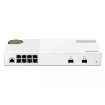 QNAP QSW-M2108-2S võrgukommutaator Hallatav L2 2.5G Ethernet (100/1000/2500) Hall