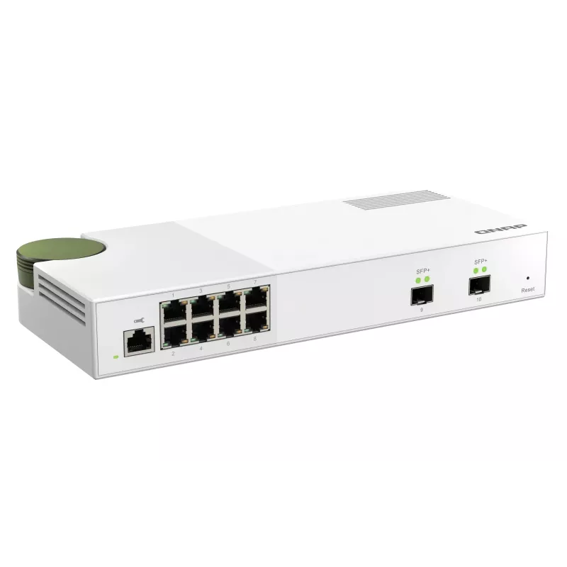 QNAP QSW-M2108-2S võrgukommutaator Hallatav L2 2.5G Ethernet (100/1000/2500) Hall