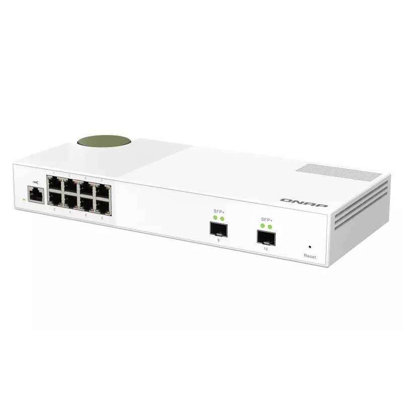 QNAP QSW-M2108-2S võrgukommutaator Hallatav L2 2.5G Ethernet (100/1000/2500) Hall