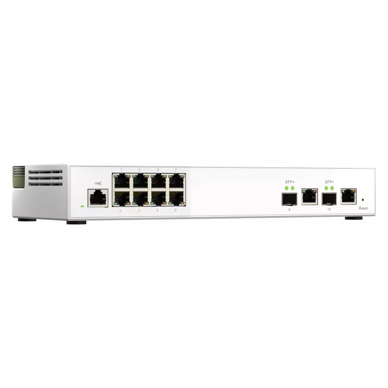 QNAP QSW-M2108-2C võrgulüliti hallatav L2 2.5G Ethernet (100/1000/2500) Hall, Valge