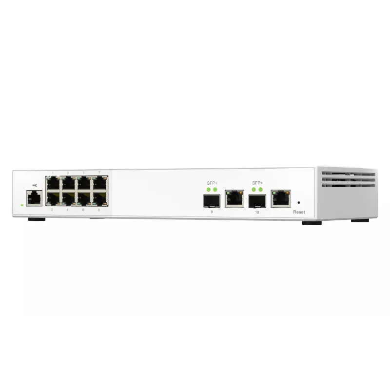 QNAP QSW-M2108-2C võrgulüliti hallatav L2 2.5G Ethernet (100/1000/2500) Hall, Valge