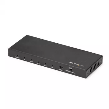 StarTech.com 4-pordiline HDMI jaotur – 4K 60 Hz, HDMI, 4x HDMI, 3840 x 2160 pikslit, must, 4K Ultra HD, 60 Hz