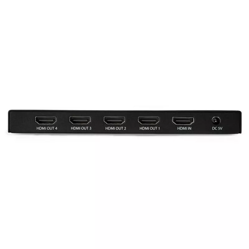 StarTech.com 4-pordiline HDMI jaotur – 4K 60 Hz, HDMI, 4x HDMI, 3840 x 2160 pikslit, must, 4K Ultra HD, 60 Hz