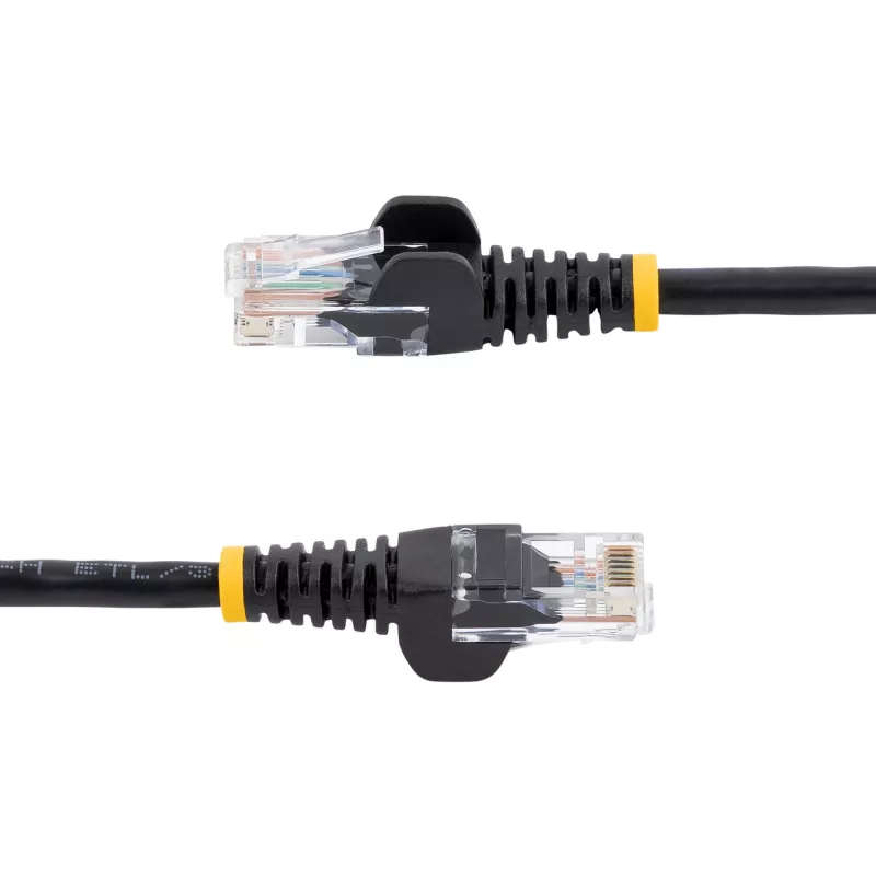 StarTech.com Cat5e paigalduskaabel takerdumisvastaste RJ45-pistikute-ga - 5 m, Must