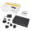 StarTech.com 4-pordiline HDMI KVM-lüliti - USB 3.0 - 1080p, 1920 x 1080 pikslit, riiulile paigaldatav, must