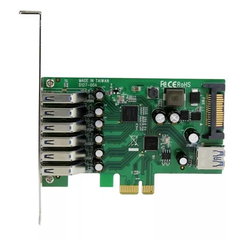 StarTech.com 7-pordiline PCI Express USB 3.0 kaart – standardne ja madalprofiiliga disain