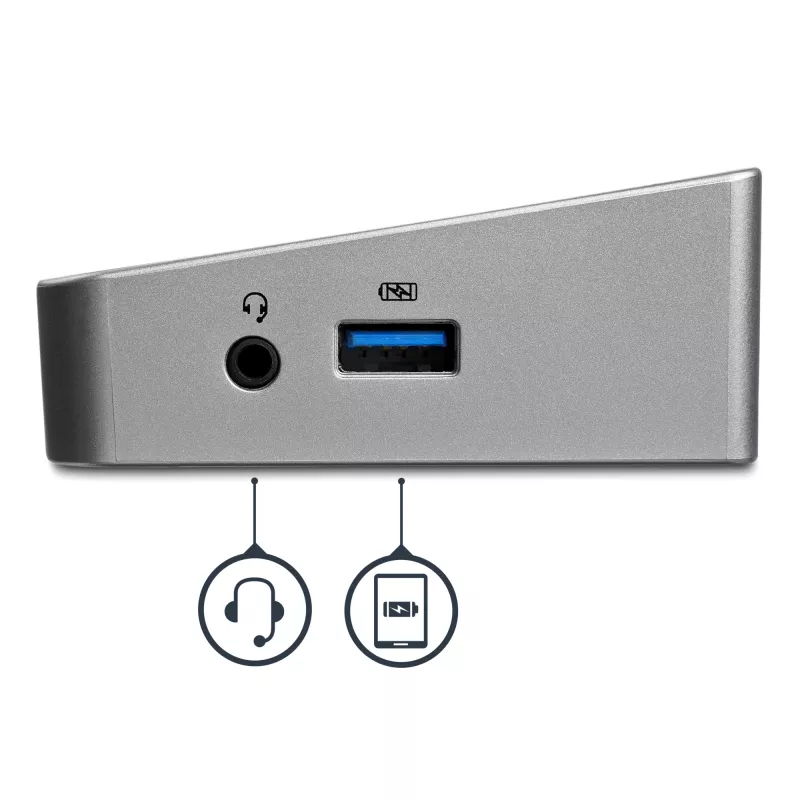 StarTech.com Triple-Monitor USB 3.0 dokkimisjaam – 1x HDMI – 2x DisplayPort
