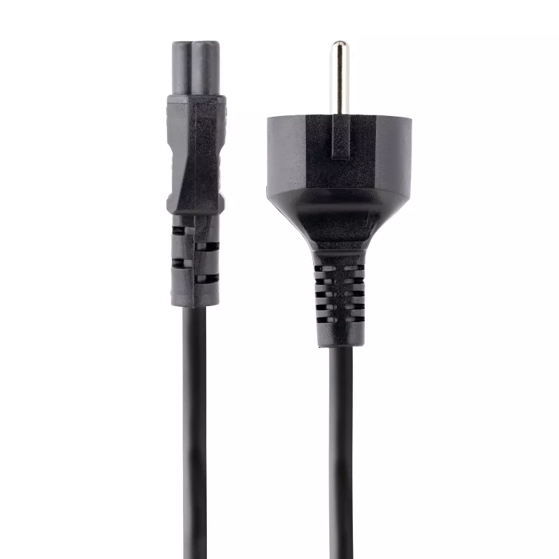 StarTech.com 3 m (10 jalga) sülearvuti toitejuhe, EL Schuko C5-le, 2,5 A 250 V, 18AWG, sülearvuti asendus-vahelduvvoolujuhe, toiteadapteri juhe, sülearvuti laadimiskaabel, ristikulehe / Miki-Hiire toitejuhe
