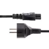 StarTech.com 3 m (10 jalga) sülearvuti toitejuhe, EL Schuko C5-le, 2,5 A 250 V, 18AWG, sülearvuti asendus-vahelduvvoolujuhe, toiteadapteri juhe, sülearvuti laadimiskaabel, ristikulehe / Miki-Hiire toitejuhe