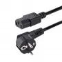 StarTech.com 3m (10ft) arvuti toitejuhe, 18AWG, EL Schuko kuni C13 toitejuhe, 250V 10A, must asendus vahelduvvoolu juhe, teleri/kuvari toitekaabel, Schuko CEE 7/7 kuni IEC 60320 C13 toitejuhe - PC toiteploki kaabel