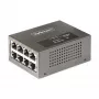 StarTech.com 4-pordine mitme gigabitine PoE++ süstija, 5/2.5/1G Ethernet (NBASE-T), PoE/PoE+/PoE++ (802.3af/802.3at/802.3bt), 160 W võimsuseelarve, seinale/DIN-liistule kinnitatav, haldamata