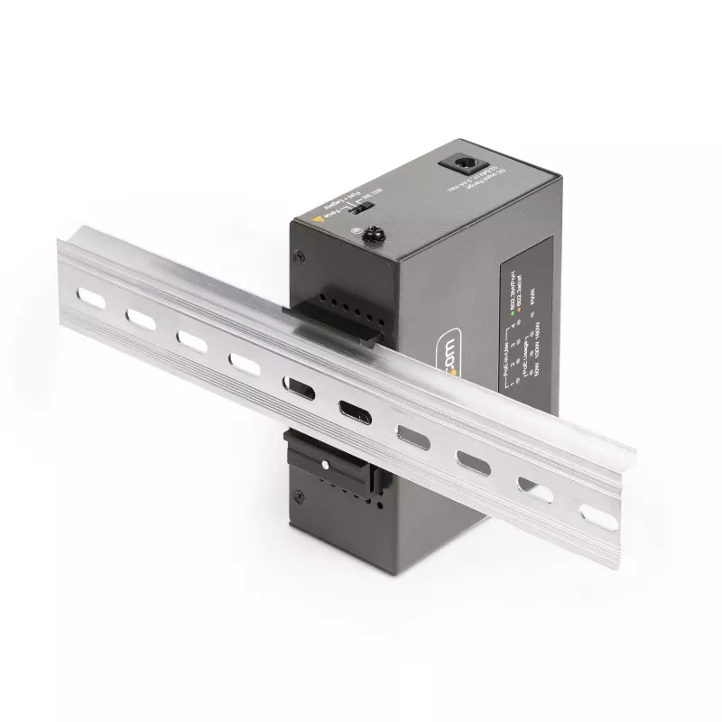 StarTech.com 4-pordine mitme gigabitine PoE++ süstija, 5/2.5/1G Ethernet (NBASE-T), PoE/PoE+/PoE++ (802.3af/802.3at/802.3bt), 160 W võimsuseelarve, seinale/DIN-liistule kinnitatav, haldamata