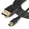 StarTech.com 3 jalga (1 m) VESA sertifitseeritud Mini DisplayPort-DisplayPort 1.4 kaabel - 8K 60Hz HBR3 HDR - Super UHD mDP-DP 1.4 juhe - õhuke (34 AWG) Ultra HD 4K 120Hz - monitori/video kaabel