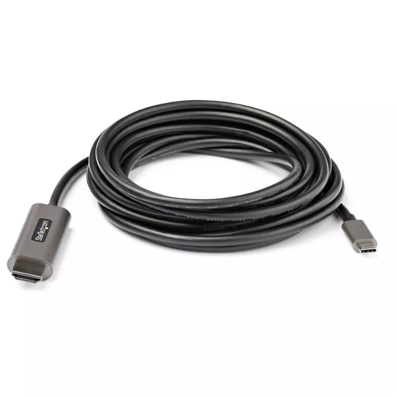 StarTech.com 13ft (4m) USB C to HDMI kaabel 4K 60Hz w/ HDR10 - Ultra HD USB USB-C to 4K HDMI 2.0b Video adapterkaabel - USB-C to HDMI HDR Monitor/Display Converter - DP 1.4 Alt Mode HBR3