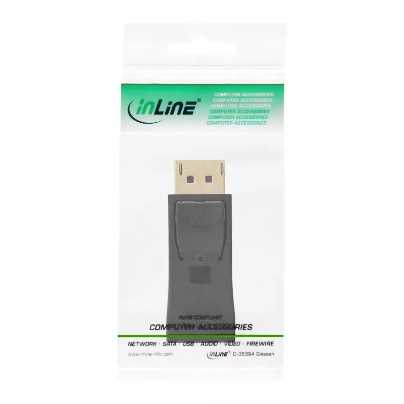 InLine DisplayPorti adapter DisplayPort isane / HDMI emane must