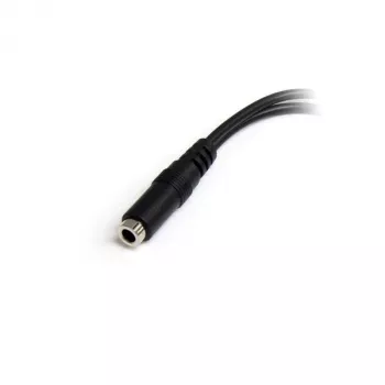 StarTech.com 3,5 mm 4 kontaktiga jaotur 2x 3 kontaktiga 3,5 mm peakomplekti jaotur - F/M