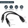 StarTech.com 3,5 mm 4 kontaktiga jaotur 2x 3 kontaktiga 3,5 mm peakomplekti jaotur - F/M
