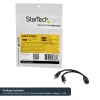 StarTech.com 3,5 mm 4 kontaktiga jaotur 2x 3 kontaktiga 3,5 mm peakomplekti jaotur - F/M
