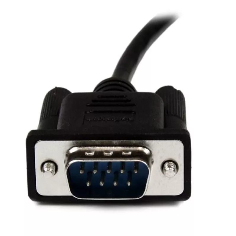 StarTech.com 2m must DB9 RS232 jadamodemikaabel I/E, must, 2 m, DB-9, DB-9, isane, emane