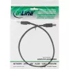 USB 2.0 kaabel A-tüüpi isane / B-tüüpi isane must 0,3 m InLine 34503X