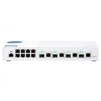 QNAP QSW-M408-4C võrgukommutaator hallatav L2 Gigabit Ethernet (10/100/1000) valge