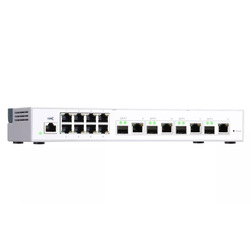QNAP QSW-M408-4C võrgukommutaator hallatav L2 Gigabit Ethernet (10/100/1000) valge