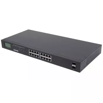 Haldamata võrgukommutaator Intellinet 16-pordiline Gigabit Ethernet PoE+ 370 W