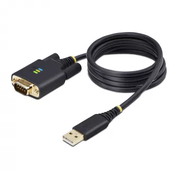 StarTech.com 0,9 m (3 jalga) USB-jadaliidese adapterkaabel, COM-säilitus, vahetatavad kruvid/mutrid, USB-A - DB9 RS232, FTDI IC, ESD-kaitse, Windows/macOS/Linux