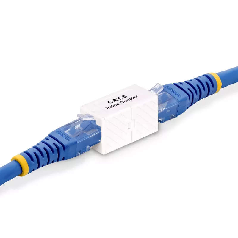 StarTech.com RJ45 adapter, inline Cat6 adapter, emane-emane (F/F) T568 pistik, varjestamata Etherneti kaabli pikendus
