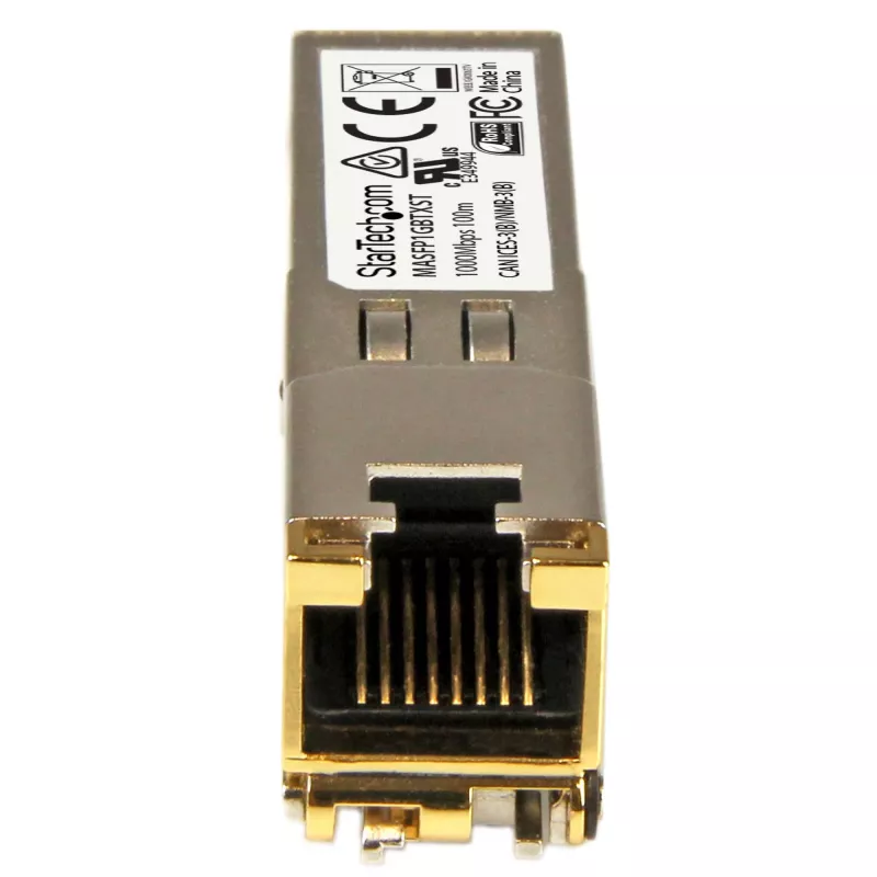 StarTech.com Cisco Meraki MA-SFP-1GB-TX ühilduv SFP-moodul - 1000BASE-T - SFP RJ45 Cat6/Cat5e - 10/100/1000 Mbit/s - RJ-45 100 m - Cisco Meraki MS225, MX400, MS250