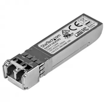StarTech.com Juniper EX-SFP-10GE-SR ühilduv SFP+ transiiverimoodul - 10GBASE-SR~Juniper EX-SFP-10GE-SR ühilduv SFP+ moodul - 10GBASE-SR - 10GbE mitmeotstarbeline kiud MMF optiline transiiver - 10GE gigabitine Ethernet SFP+ - LC 300m - 850nm - DDM