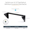 StarTech.com 3U 19” seinale kinnitatav vertikaalne raamilüliti kronstein, seinale kinnitatav plaadikomplekti kronstein andme-/AV-/IT-/arvutiseadmetele, 3U raam kapi või serveriruumi jaoks, toetab 150 naela (68 kg) kandevõimet
